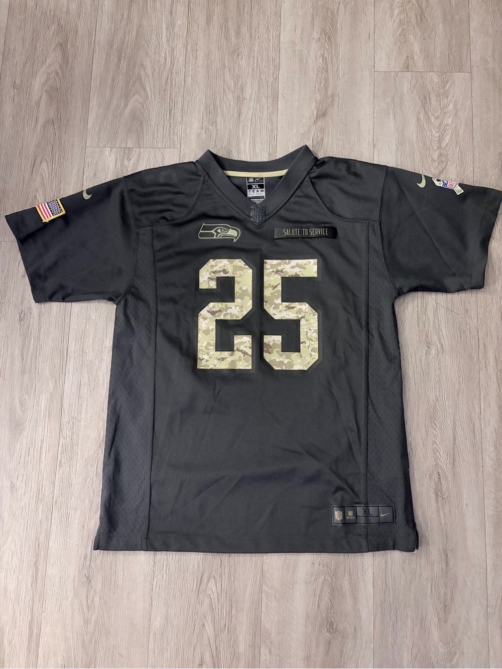 Seattle Seahawks Salute To Service Richard Sherman Jersey.